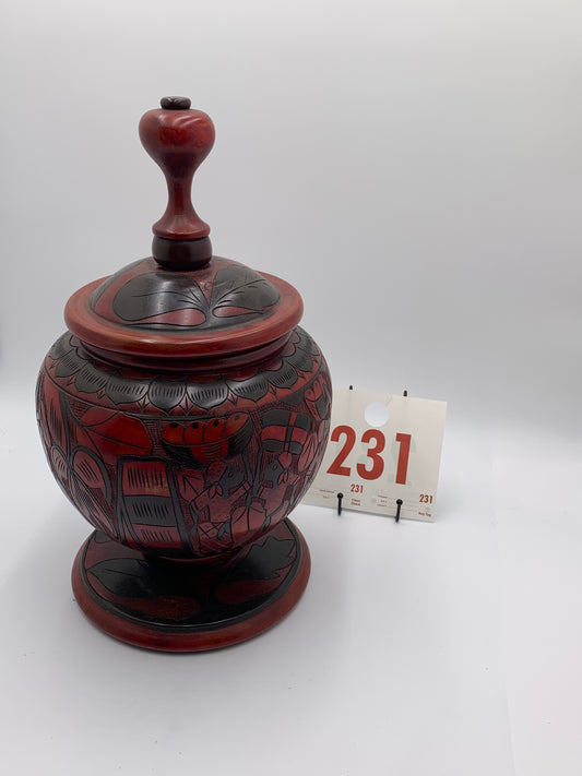 231 - Wooden Vase