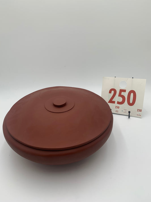 250 - Wooden Bowl With Lid