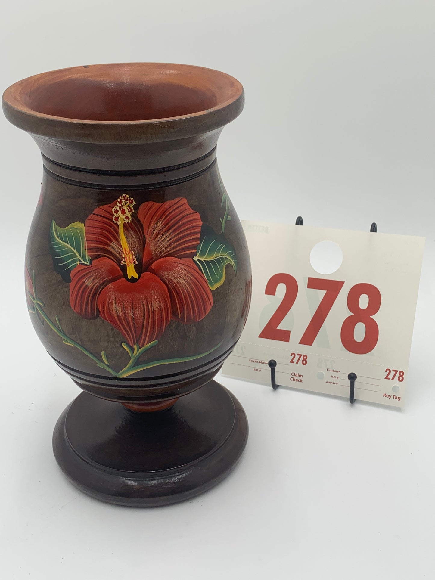 278 - Wooden Vase