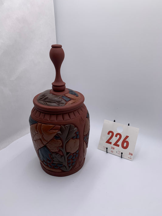 226 - Wooden Vase