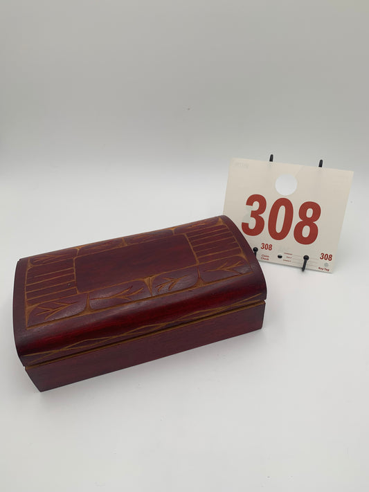 308 - Wooden Jewelry Box