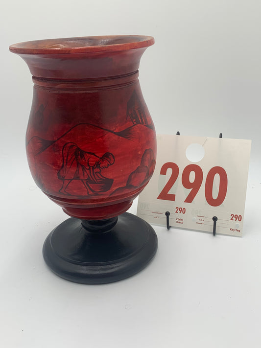 290 - Wooden Vase