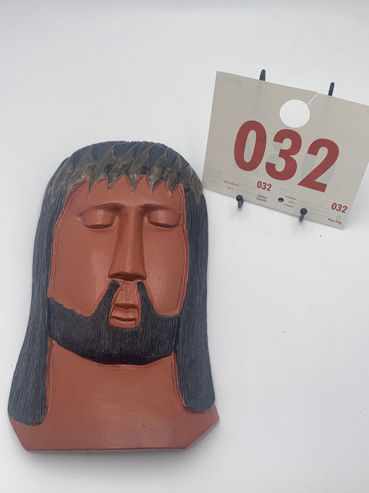 032 - Wooden Mask of Jesus