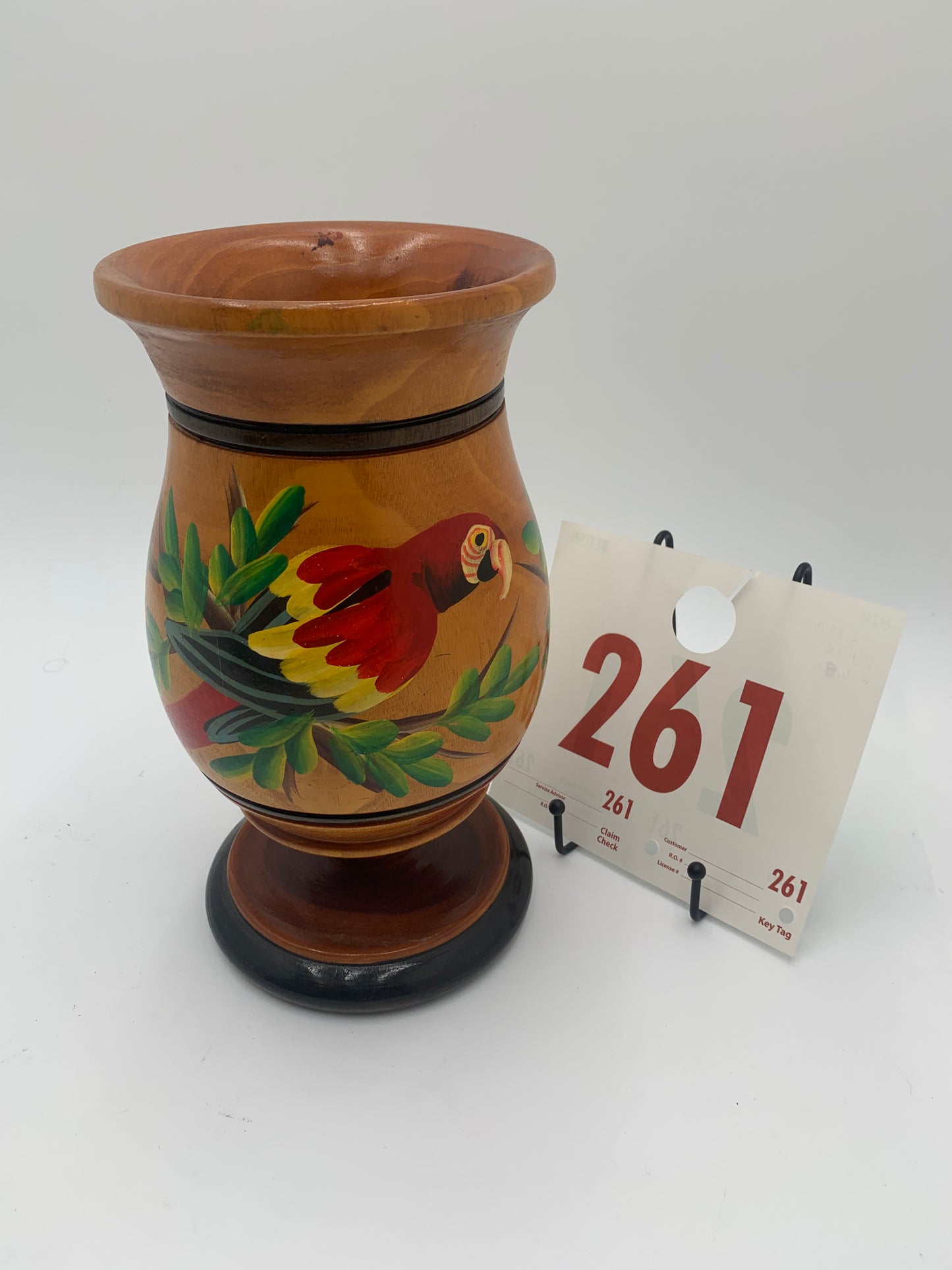 261 - Wooden Vase