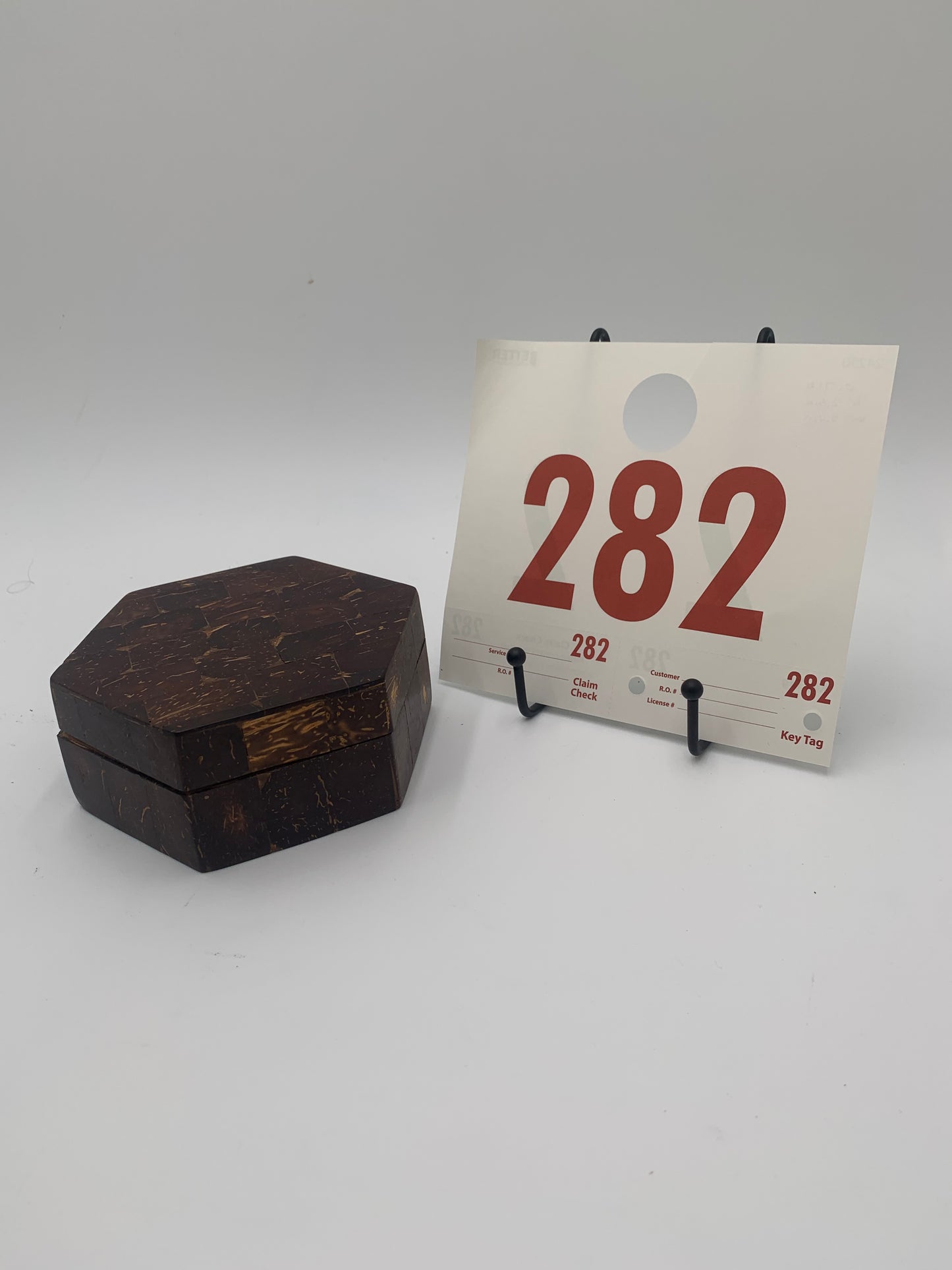 282 - Wooden Jewelry Box