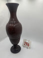 296 - Tall Wooden Vase