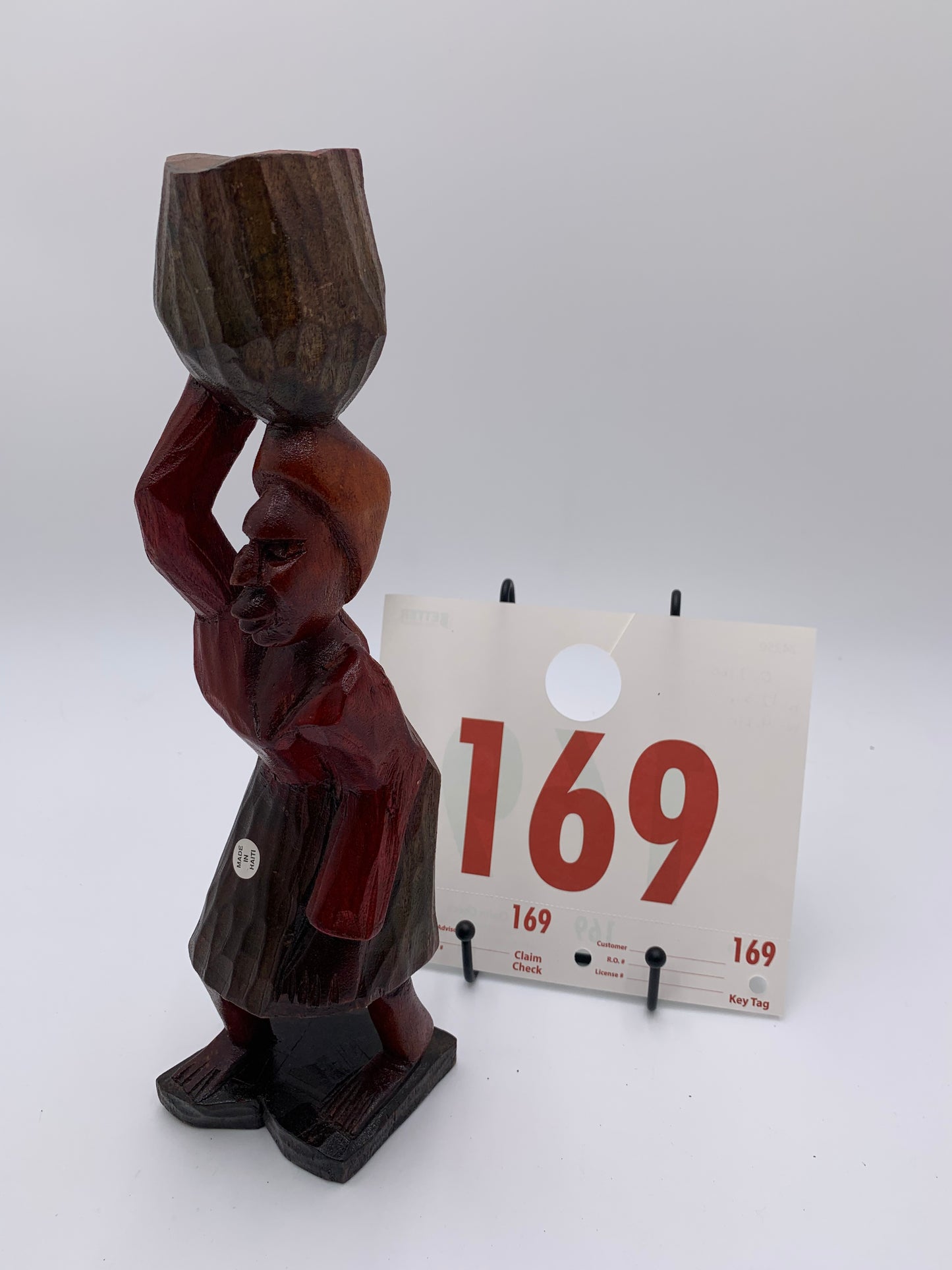 169 - Wooden Statue of Merchant Lady