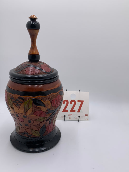 227 - Wooden Vase