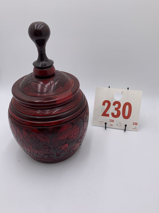 230 - Wooden Vase