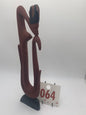 064 - Wooden Statue of Thinking Woman