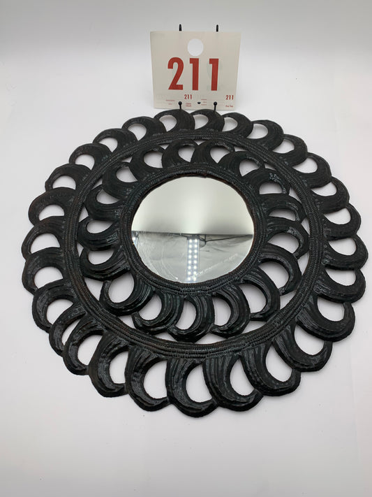 211 - Mirror With Metal Frame