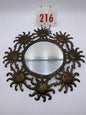 216 - Mirror With Metal Frame