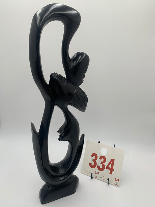 334 - Wooden Statue of Hugging Couple Can Be Matched With 335