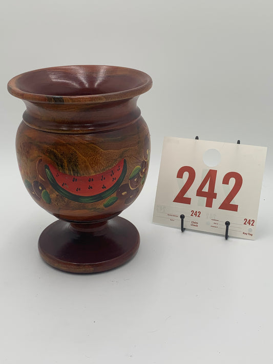 242 - Wooden Vase