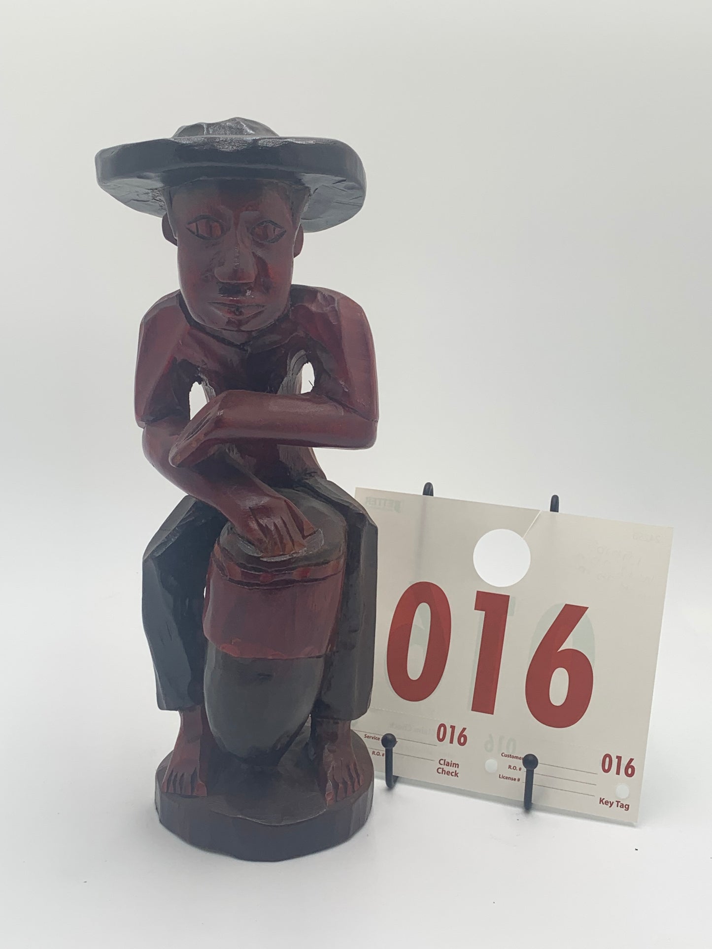 016 - Wooden Statue of Drummer