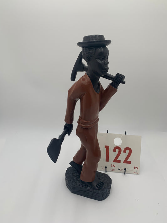 122 - Wooden Statue of Worker