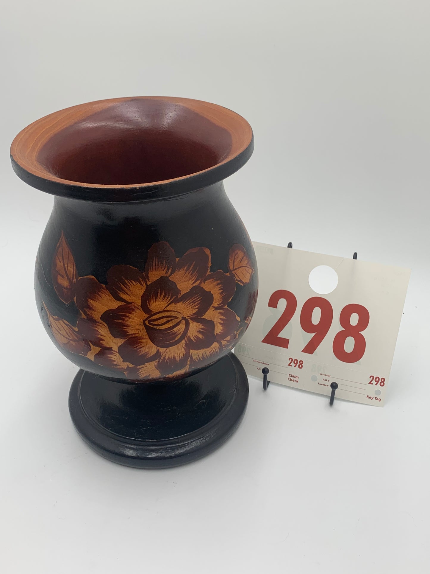 298 - Wooden Vase