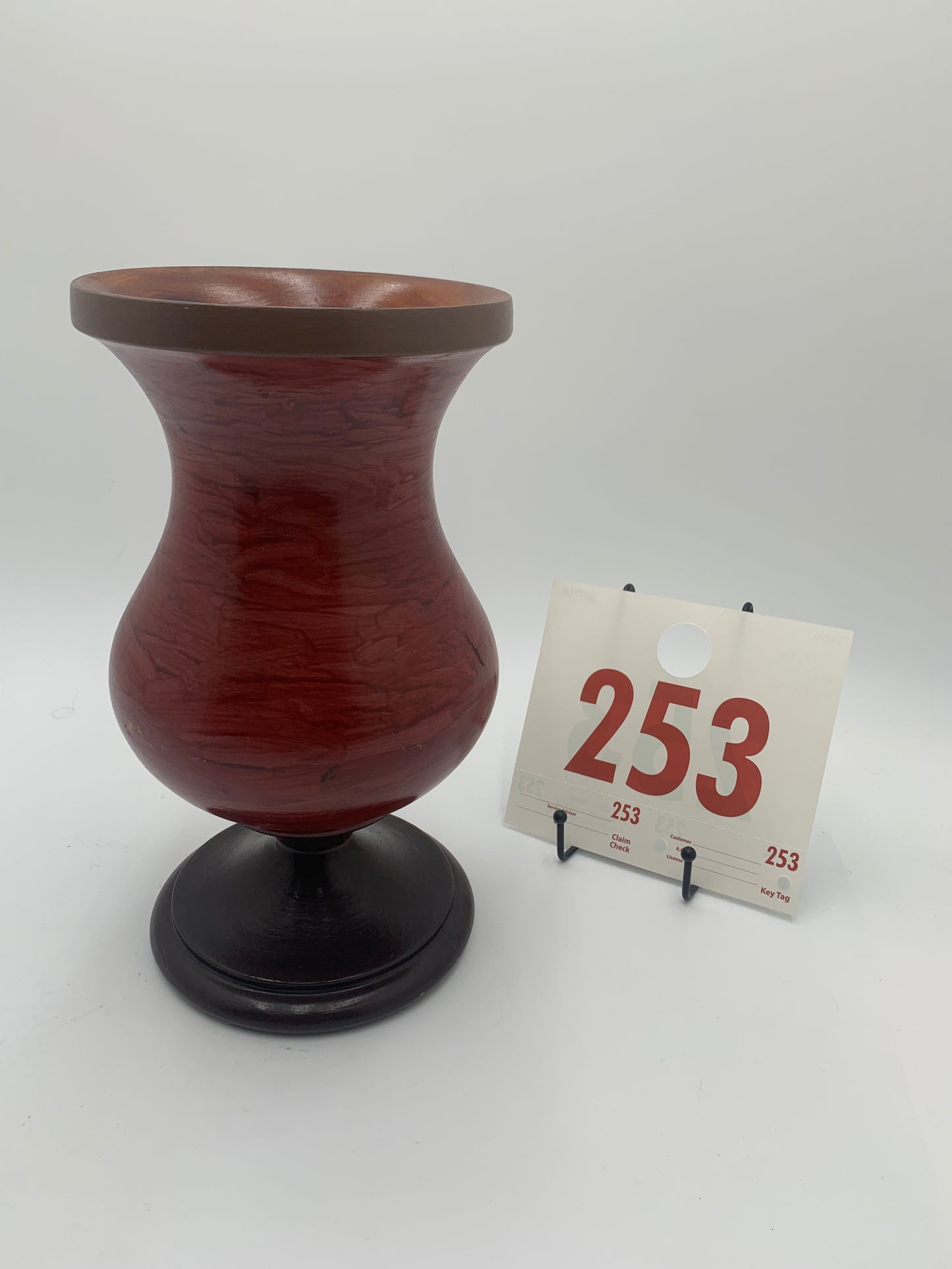 253 - Wooden Vase