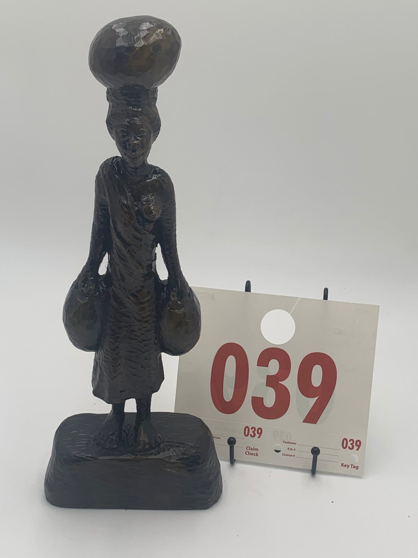 039 - Wooden Statue of a Woman