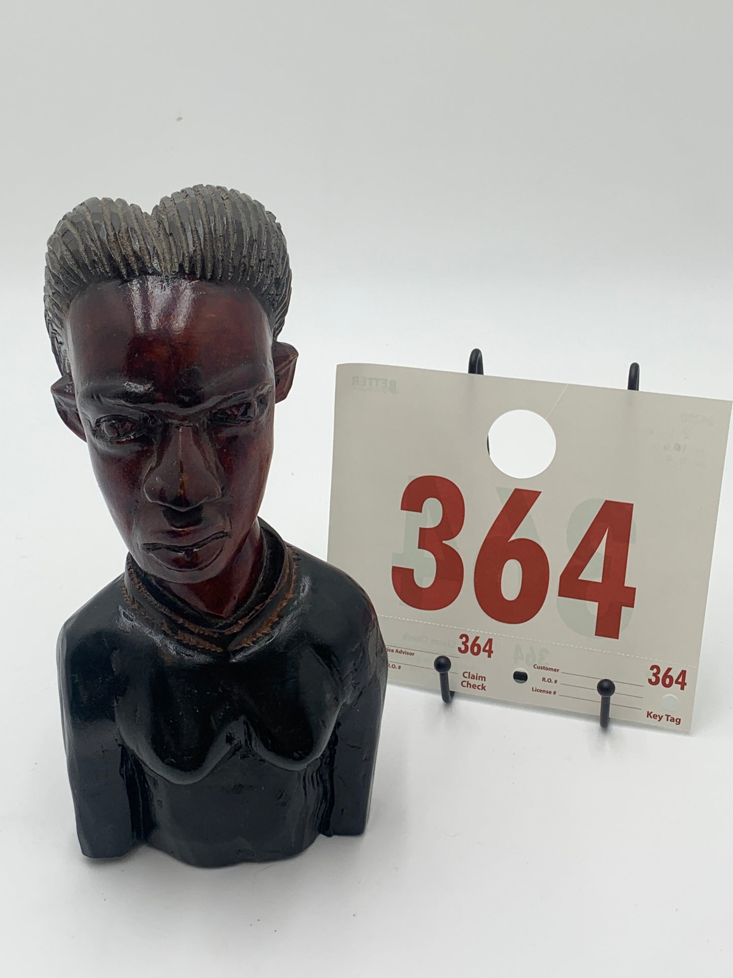 364 - Wooden Bust of Lady