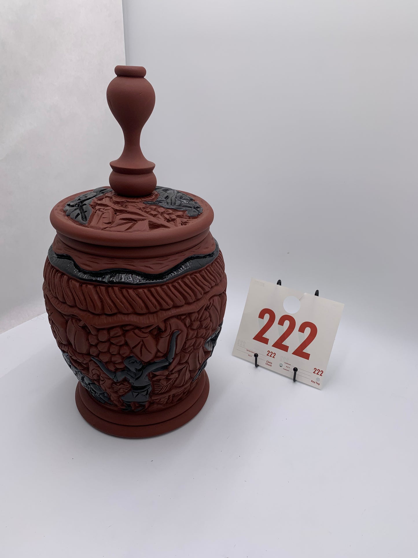 222 - Wooden Vase