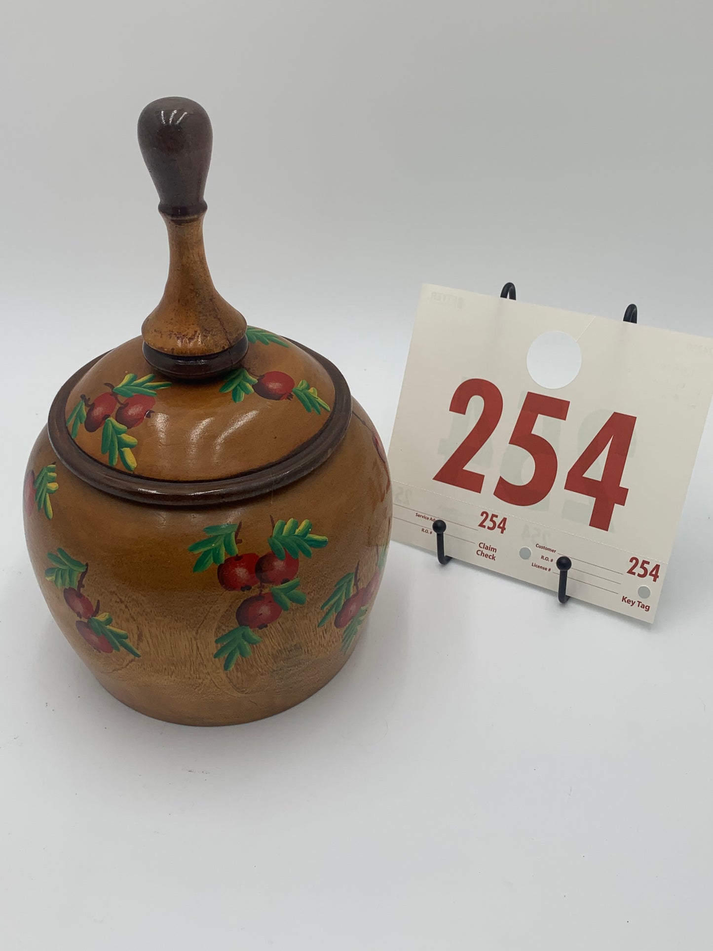 254 - Wooden Vase